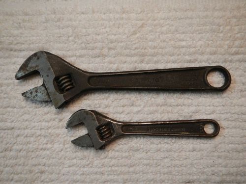 Vintage proto crescent wrench proto 706-s 6&#034; and 704-s 4&#034; / two wrench nice for sale