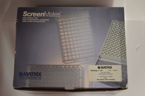 Matrix Cat 4330 384 Well Plates Polystyrene, White/Clear