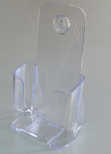 Leaflet Holder Tri-fold Literature Holder Clear Acrylic  One Tier Wall Mountable