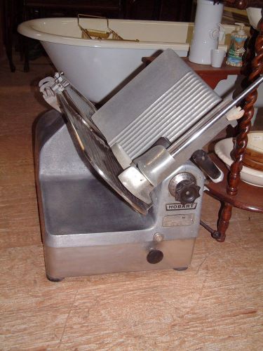 Hobart 1712E Meat Cheese Deli Slicer, 2 Speed, Automatic Manual, Commercial