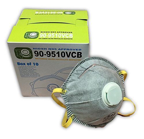 Carbon filter masks n95 with exhalation valve for sale