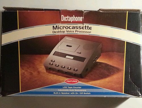 Dictaphone MICRO CASSETTE TRANSCRIBER  MODEL 3740 IN BOX W/ POWER SUPPLY HEADSET
