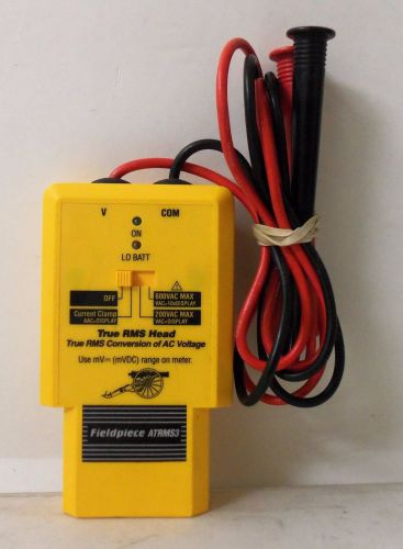 Fieldpiece ATRMS3 True RMS Conversion Head of AC Voltage to a DC voltage Yellow