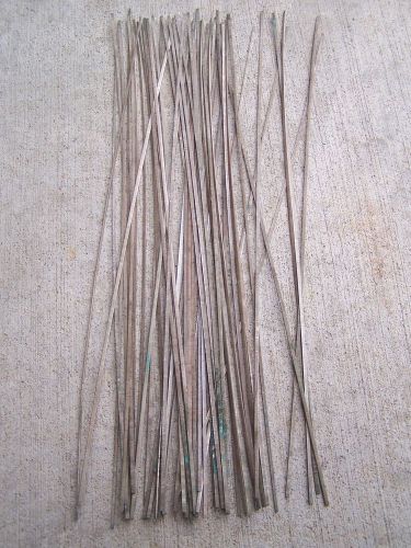 Silver welding rods 20 inches in length. Vintage - Lot of 50 pieces!