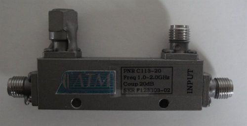 ATM Advanced Technical Materials C113-20 1.0 - 2.0 GHz SMA Coupler 20dB