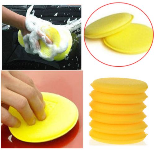 12x Practical Waxing Polish Foam Sponge Cleaning Wax Applicator Pads Glass EF