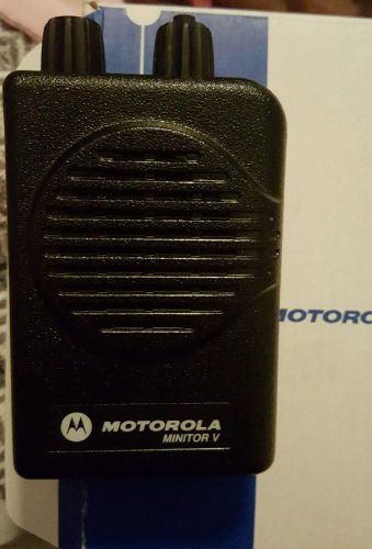 New Motorola Minitor V Single CH Stored Voice Pager VHF 151-158.9975MHZ Fire