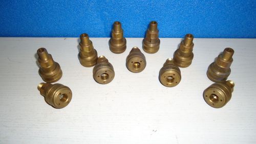 LOT/11 BRASS AIR TOOL COUPLERS