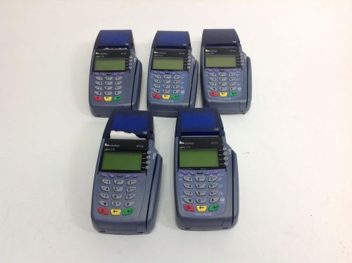 Lot of 5 VeriFone VX510 Omni 5100 Credit Card Terminal *Tamper*