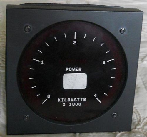 Dixson 244342 digital kilowatt power meter gauge panel for sale