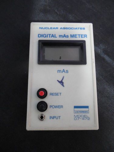 Victoreen nuclear associates 07-472 digital mas fluke xray meter 9v radiology for sale