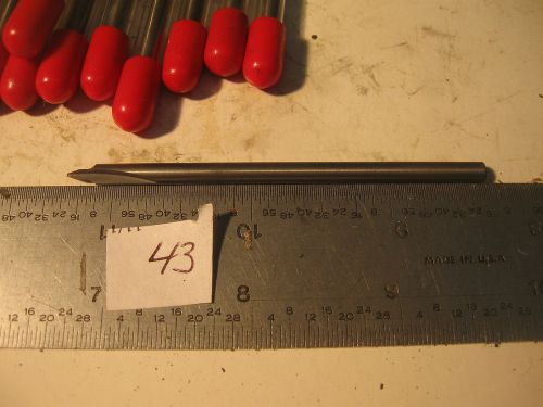 12 piece solid carbide drill countersink .163 shank #2 flathead? (43) for sale