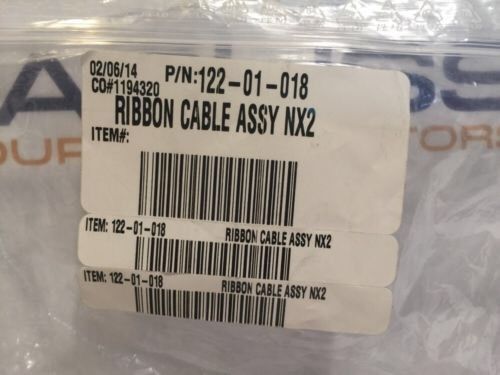 Allen Coding 122-01-018 Ribbon Cable Assy Nx2 0.1220.01018 *NEW