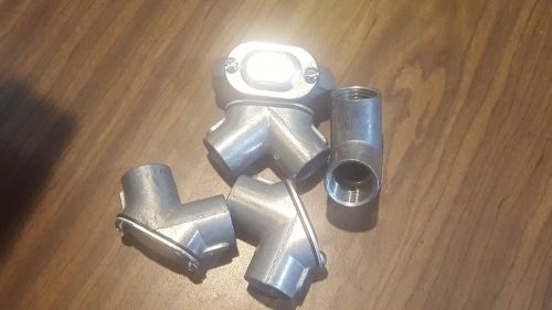 5 qty 1/2 inch conduit pull elbow #834 for sale