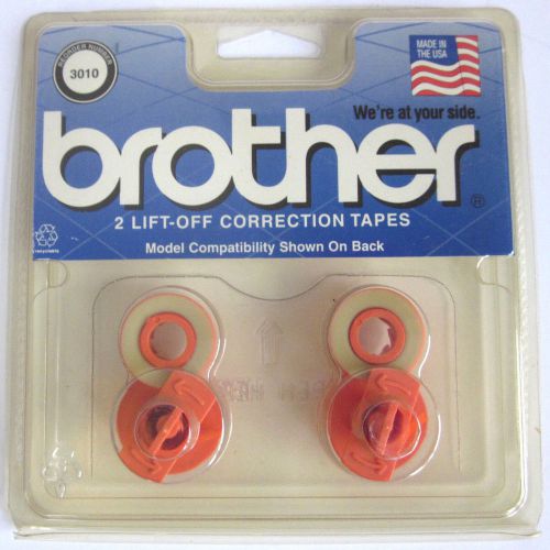 2 Brother LIFT-OFF CORRECTION TAPES 3010 for daisy wheel electronic typewriter
