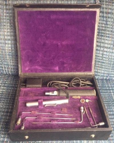Antique Micro Light Kit Master Inspection Unit Industrial Medical Steam Punk Vtg