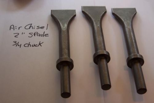 2&#039; Spade Air Chisel  3/4 Chuck- 3 Pack