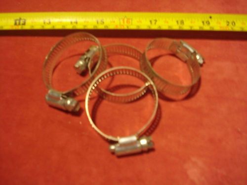 (3338.) hose clamps for up to 1-3/8&#034; dia. hose - lot of 4 for sale