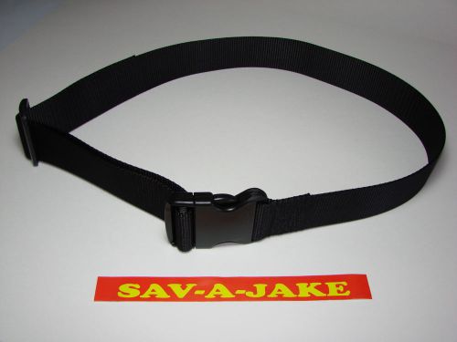 Sav-A-Jake Firefighter Police Utility Belt - Black Size Small/Medium