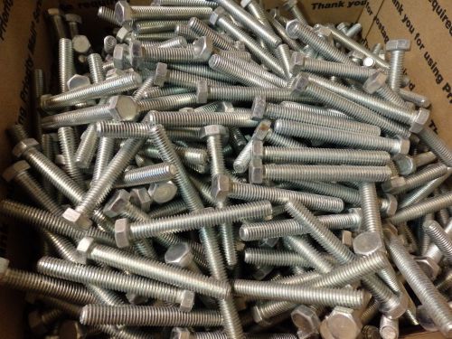 Lot of 450+ hex head bolts -3/8-16x3&#034; - 3/8&#034; diameter - 16 thread -3&#034; length (g5 for sale
