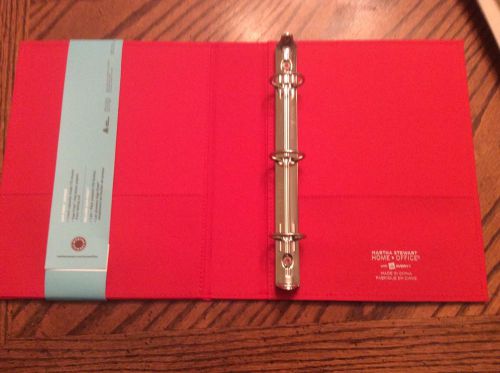 Martha Stewart Home Office 1&#034; Mini Binder binders red