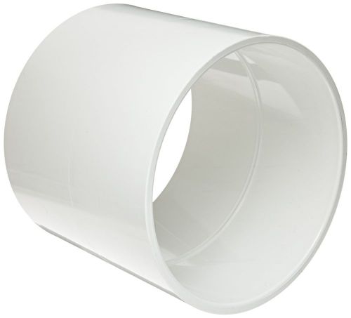 Spears 429 Series PVC Pipe Fitting, Coupling, Schedule 40, White, 1/2&#034; Socket
