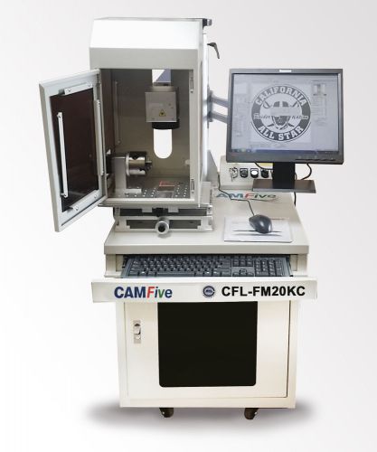 CAMFive CFL-FM20KC Fiber Laser Marking Etcher Machine barcodes QR serial numbers