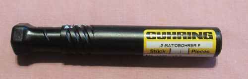 GUHRING Carbide Stub Drill Bit 10.00mm 140 DEG. 1662-10.0  Coolant thru