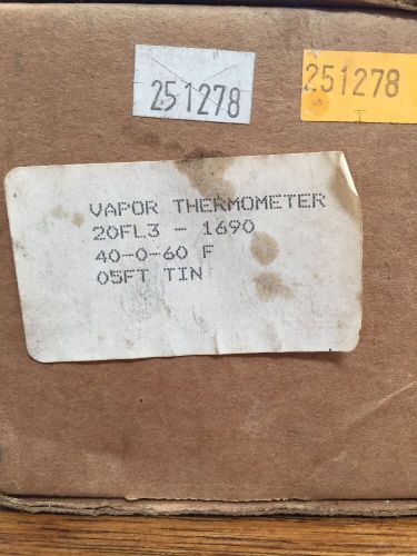 Weiss vapor thermometer 251278 for sale