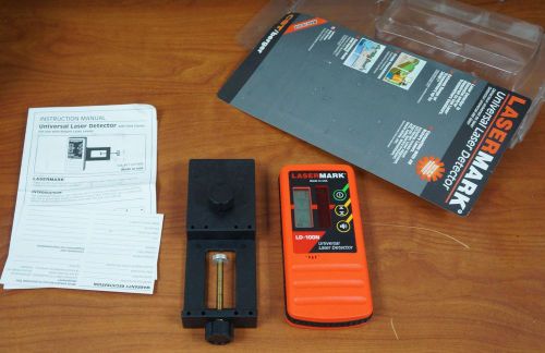 NEW LASERMARK UNIVERSAL LASER DETECTOR WITH ROD CLAMP CAT #57-LD100N !   L316