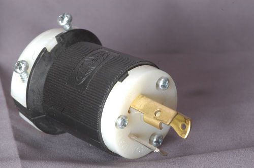 LOT OF 7 Hubbell HBL2611 Male AC Plug NEMA L5-30 Twist Lock nylon