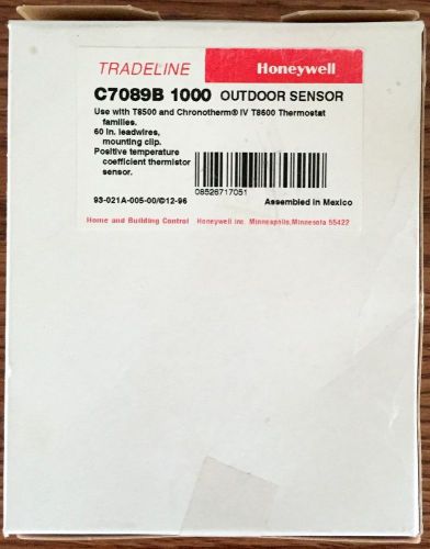 Honeywell c7098b 1000 outdoor temperature sensor for chronotherm iv t8500/t8600 for sale