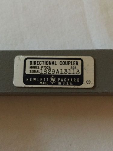 HP P752A Directional Coupler 3dB