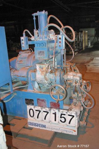 Used: moriyama dispersion mixer, batch mixer/compounder, type d3-7.5. 3 liter mi for sale