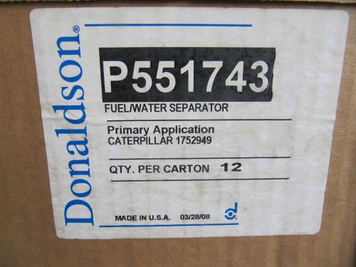 Donaldson fuel filter p551743 primary application caterpillar 1752949 for sale
