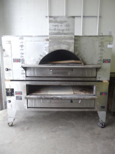 Bakers Pride Il Forno Classico FC-B16 &amp; Y-800 Stacked Natural Gas Pizza Ovens