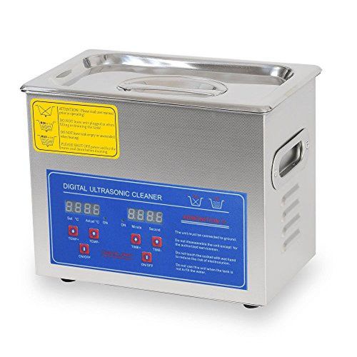AW 3L Stainless Steel Ultrasonic Cleaner w/ Heater Timer Basket Part Jewelry Lab