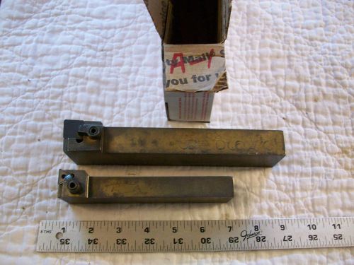 2 Different Indexable Carbide Cutting Tool Holders Besly-Welles Corp 6&#034;, 8&#034; Long