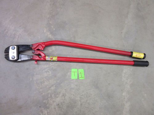 HK PORTER 42&#034; BOLT CUTTER METAL CUT CLIP CABLE METAL 506MS NO. 5 HEAD USED