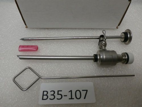 Storz 30160H2 Cannula with Trocar 6mm,10cm Laparoscopy Endoscopy TAG#B35-107
