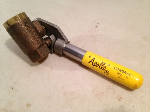 Apollo conbraco cii 3/4&#034; brass ball valve  600 wog threaded for sale