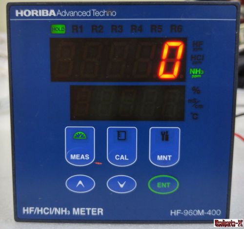 HORIBA HF-960M-400 HF/HCL/NH3 METER POWER ON TESTED