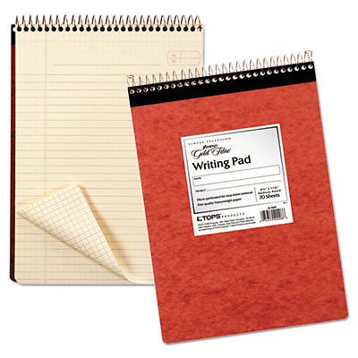Gold Fibre Retro Wirebound Writing Pad, Legal, 8 1/2 x 11 3/4, Ivory, 70 Sheets