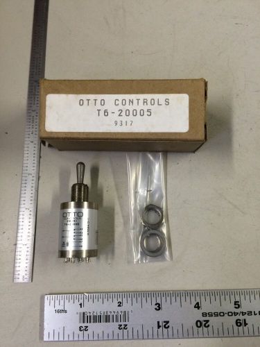 Otto controls m5594/3-1 et series toggle switch dpdt 7a 28vdc panel mt. new for sale