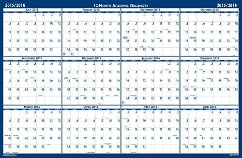 House of Doolittle 2015 - 2016 Academic Year Wall Calendar, Laminated