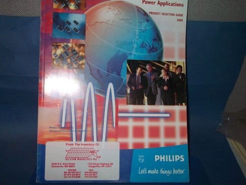 PHILIPS SEMICONDUCTORS POWER APPLICATIONS SELECTOR GUIDE 2000