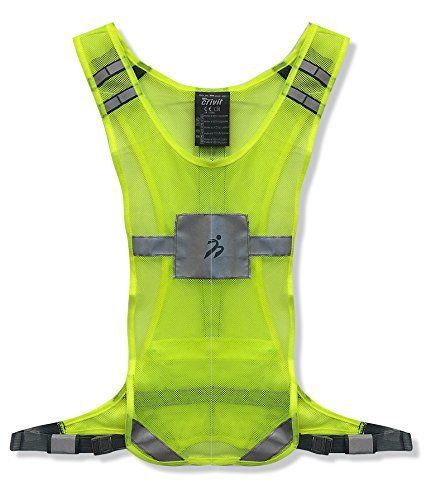 Reflective Neon Yellow Adjustable Buckle Mesh Vest - 3M Scotchlite Reflective