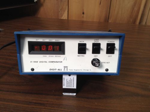 Foster Supplies Co. Digital Comparator Digit-All D-1002