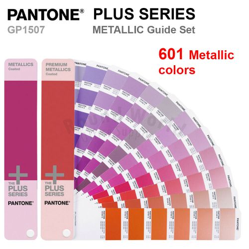 Pantone Plus Series GP1507 METALLIC (Coated) Color Formula Guide 601 Colors