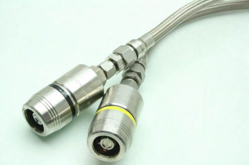 2 swagelok ss-qtm4a-b-400 quick connect 1/2&#034; convoluted hose ss-fl8ta8ta8-36 for sale
